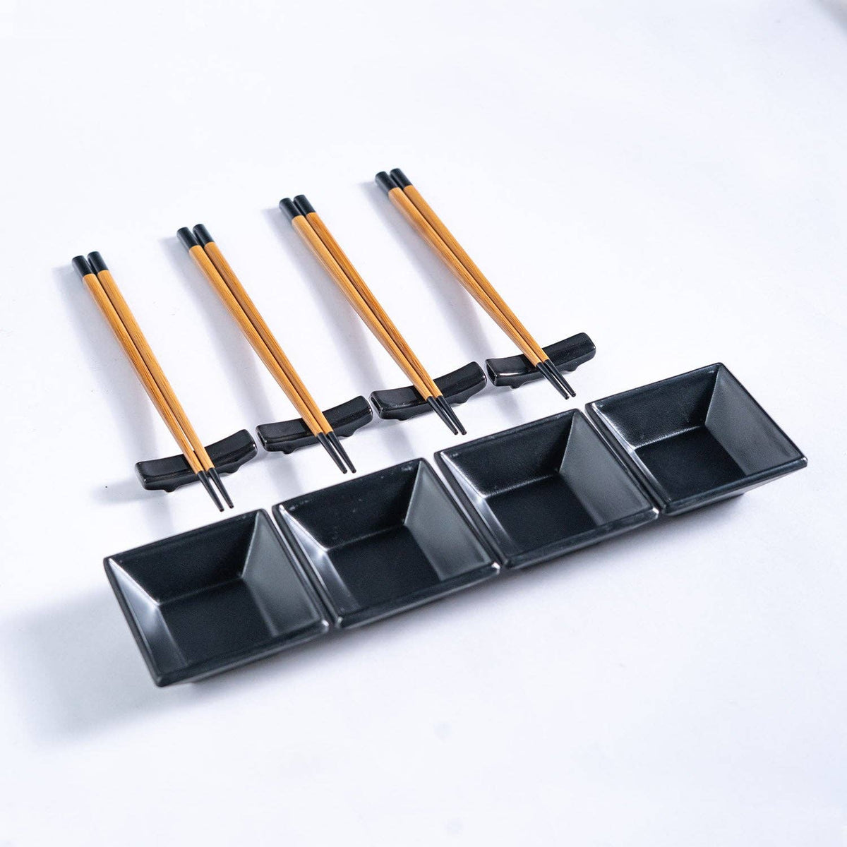 Urban Tokyo - 13 Piece Chopsticks Dish Rests and Tray Serving Set
