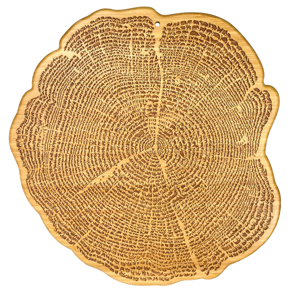 Totally Bamboo - "Tree of Life" Engraved Cutting Board & Charcuterie Board