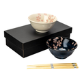 Urban Tokyo - 2 Piece Tayo 5"D Bowl Gift Set Hasui Sakura Cherry Blossoms