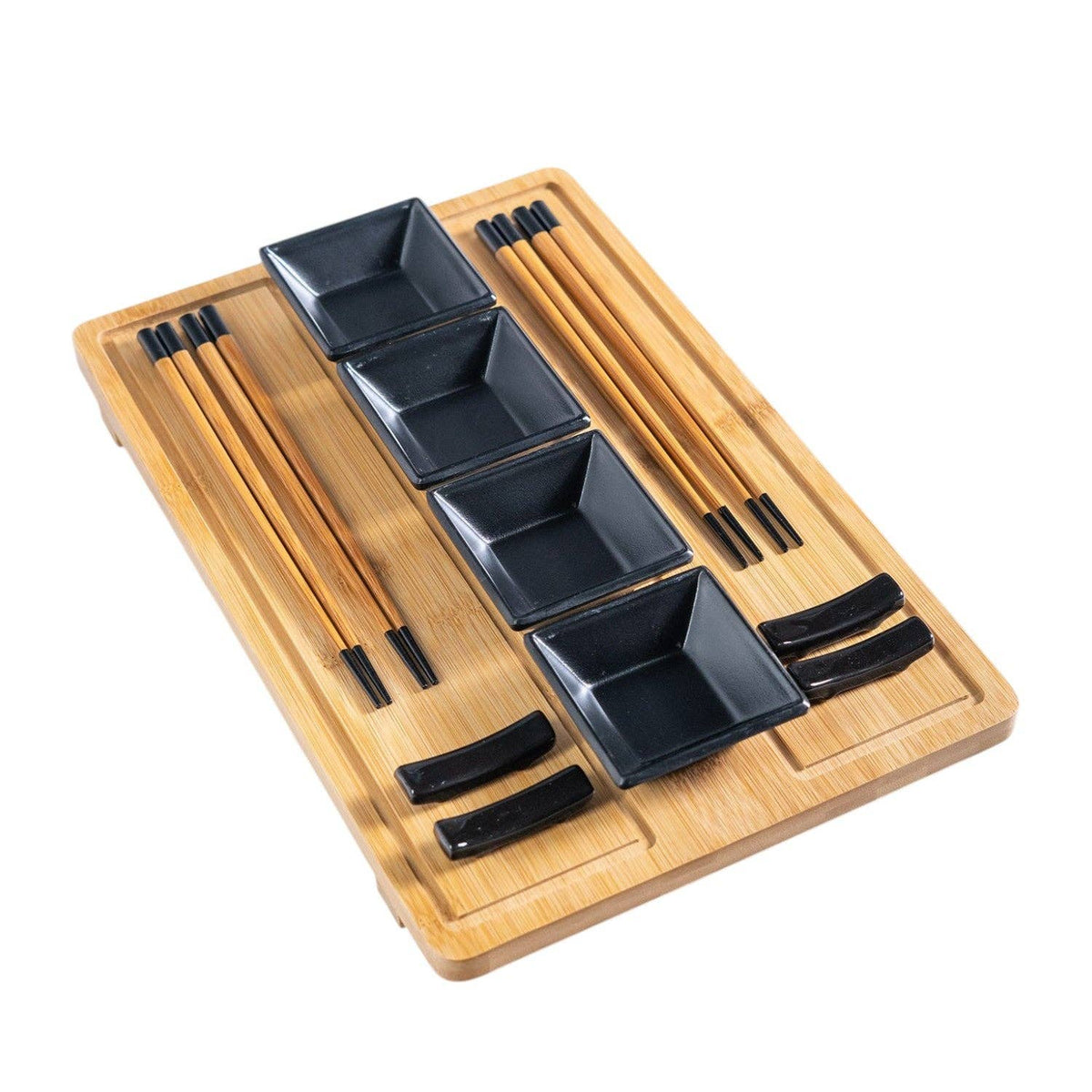 Urban Tokyo - 13 Piece Chopsticks Dish Rests and Tray Serving Set