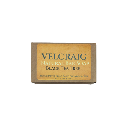 Black Tea Tree Natural Bar Soap, 4 oz