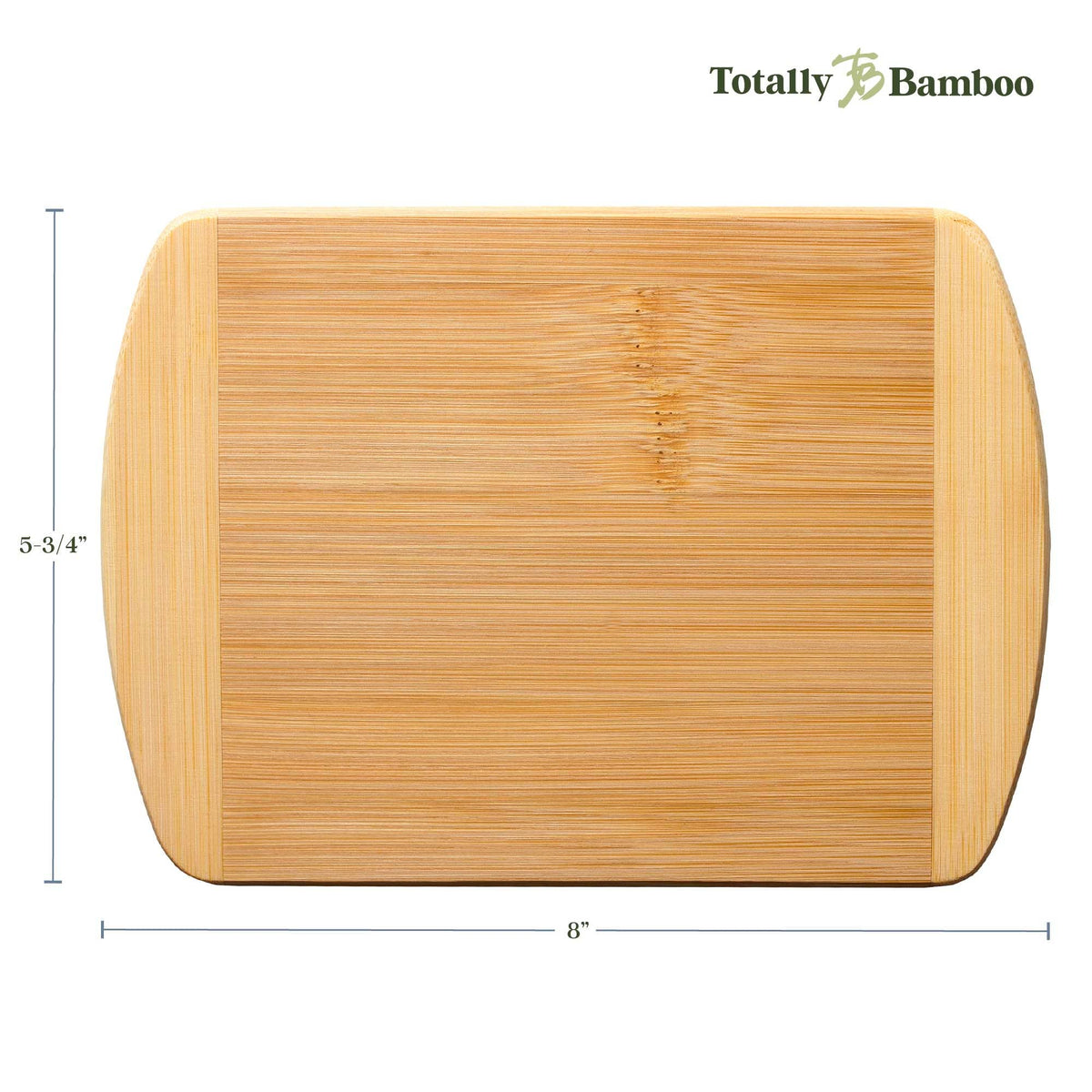 Totally Bamboo - Small Bamboo Cutting Board, 8" Bar Board for Prep & Serving