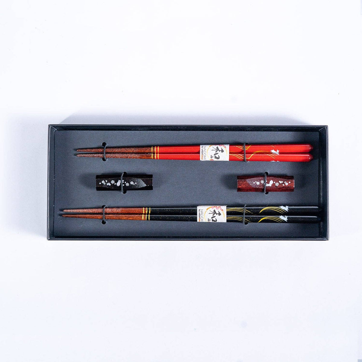 Urban Tokyo - Moon Rabbit 2 Pair Chopsticks and Chopsticks Rests Gift Set