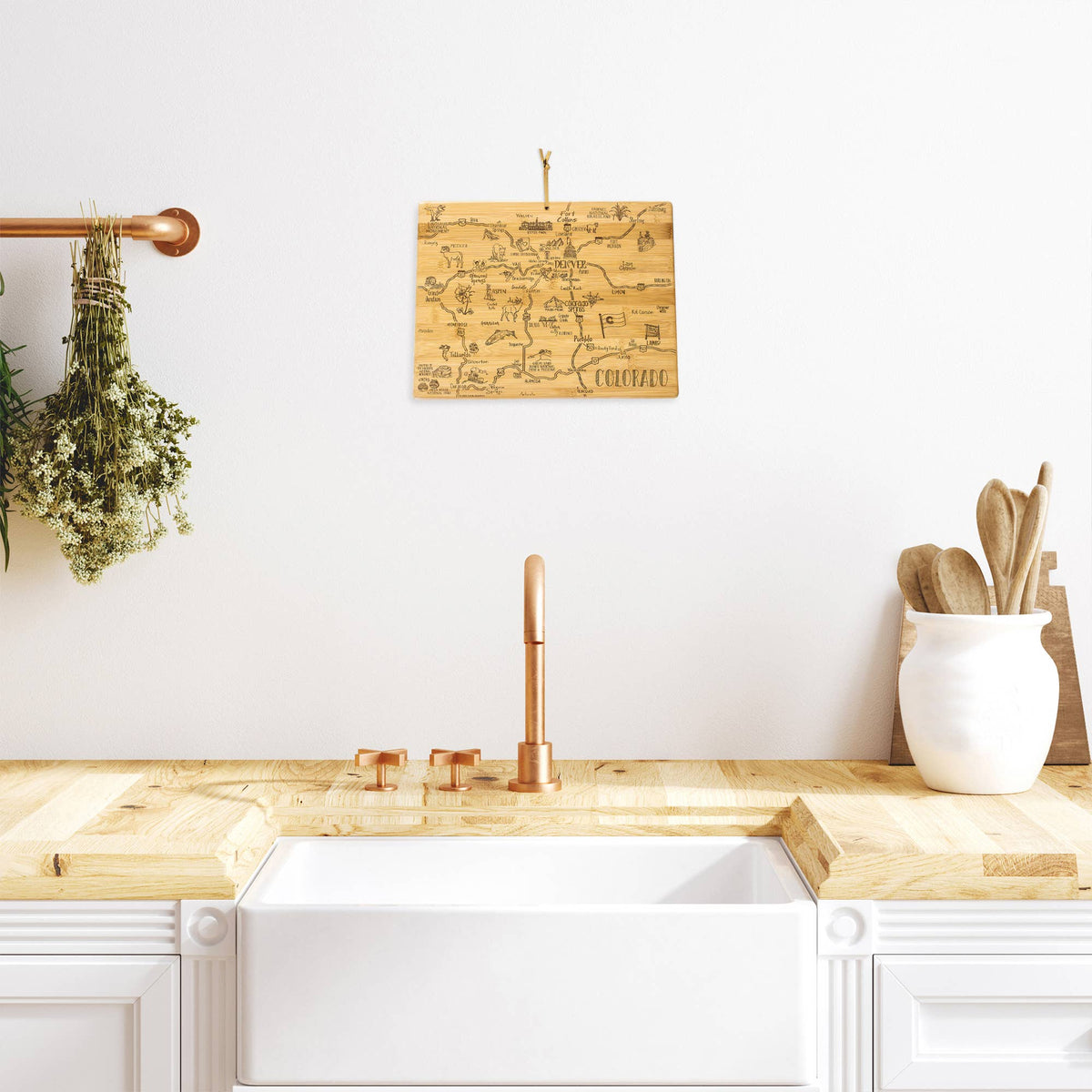 Totally Bamboo - Destination Colorado Cutting Board with Engraved Artwork