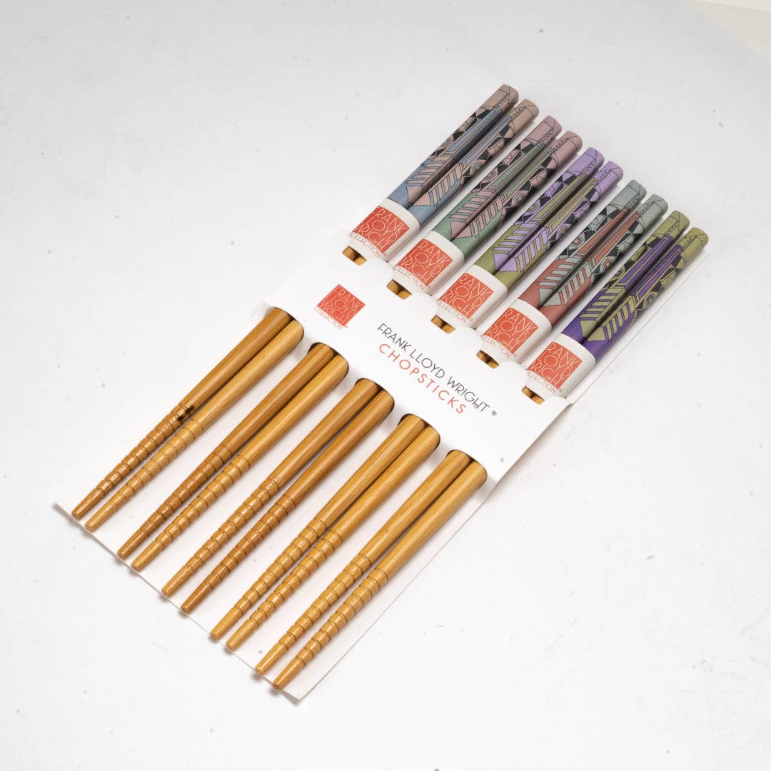 Pacific Trading - Frank Lloyd Wright Imperial Hotel Peacock 5PC Chopstick Set