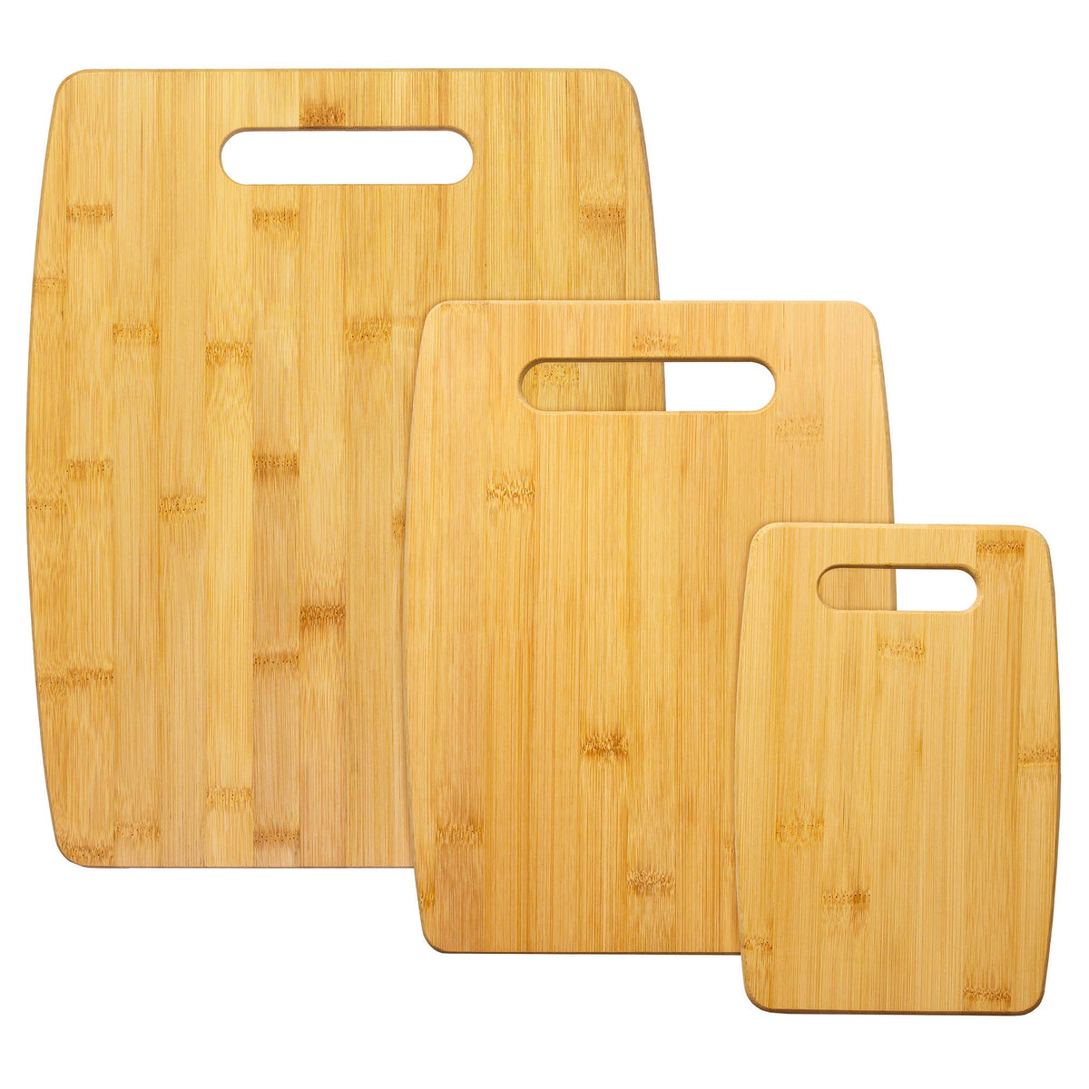 Totally Bamboo - 3-Piece Bamboo Cutting Board Set