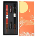 Urban Tokyo - Moon Rabbit 2 Pair Chopsticks and Chopsticks Rests Gift Set