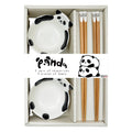 Urban Tokyo - Panda 2 Pair Wooden Chopsticks and Small Dish Gift Set
