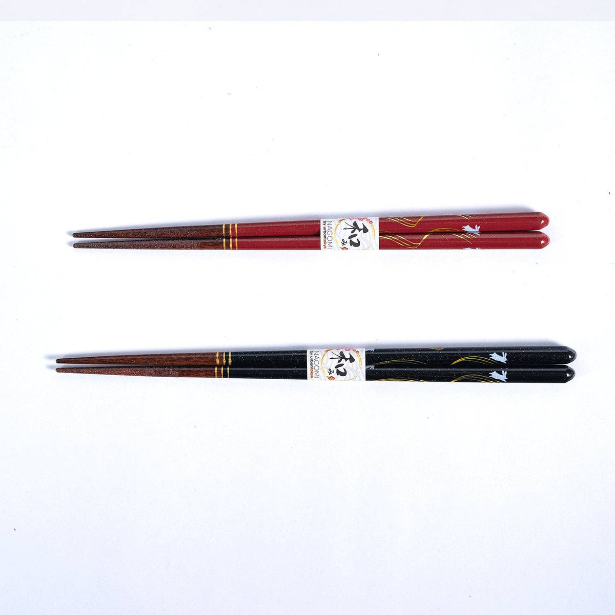 Urban Tokyo - Moon Rabbit 2 Pair Chopsticks and Chopsticks Rests Gift Set