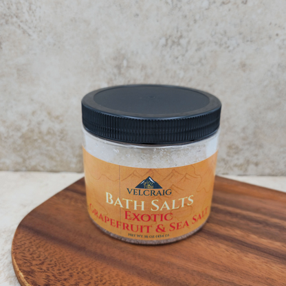 Velcraig Scented Bath Salts, 16 oz