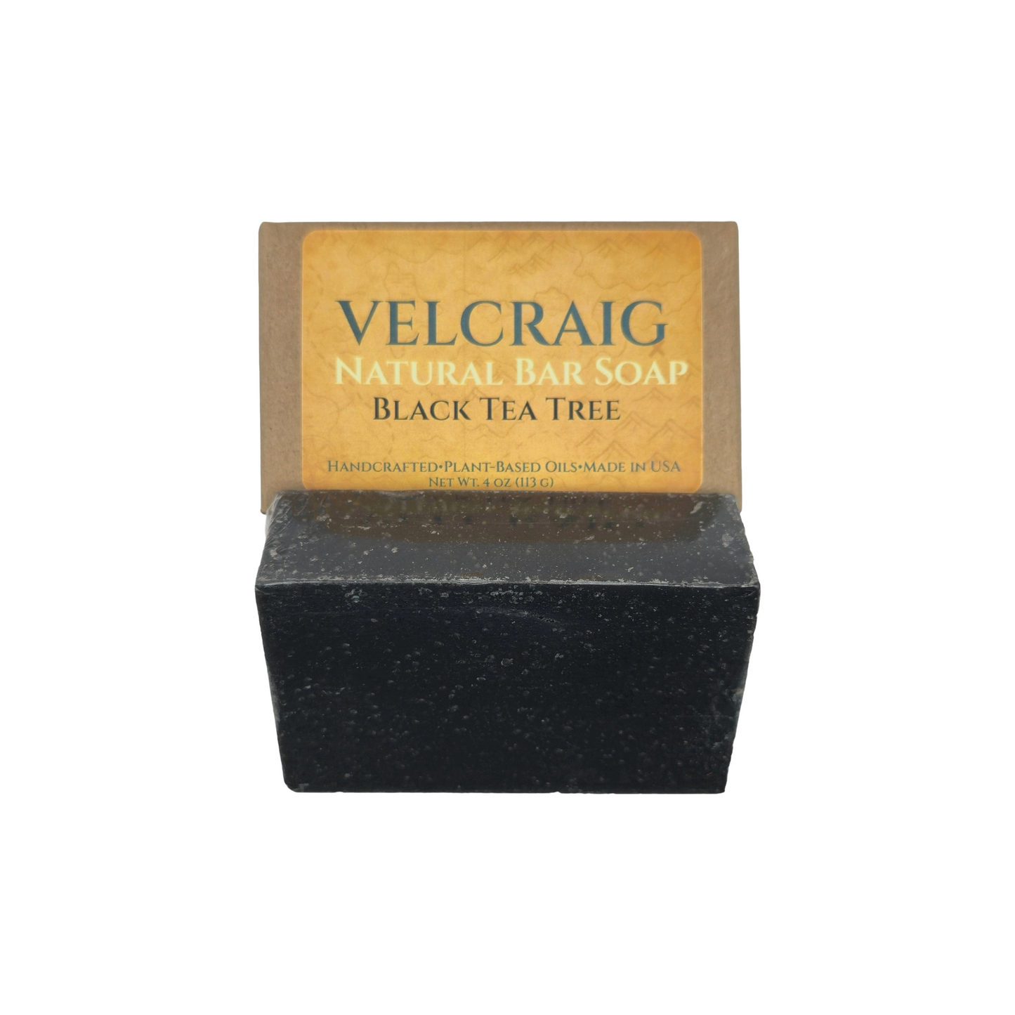 Black Tea Tree Natural Bar Soap, 4 oz