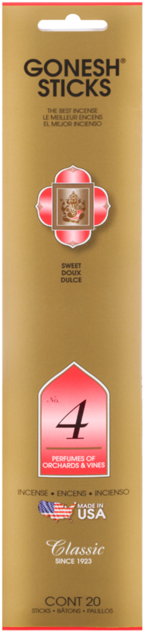 Gonesh Classic Incense Sticks