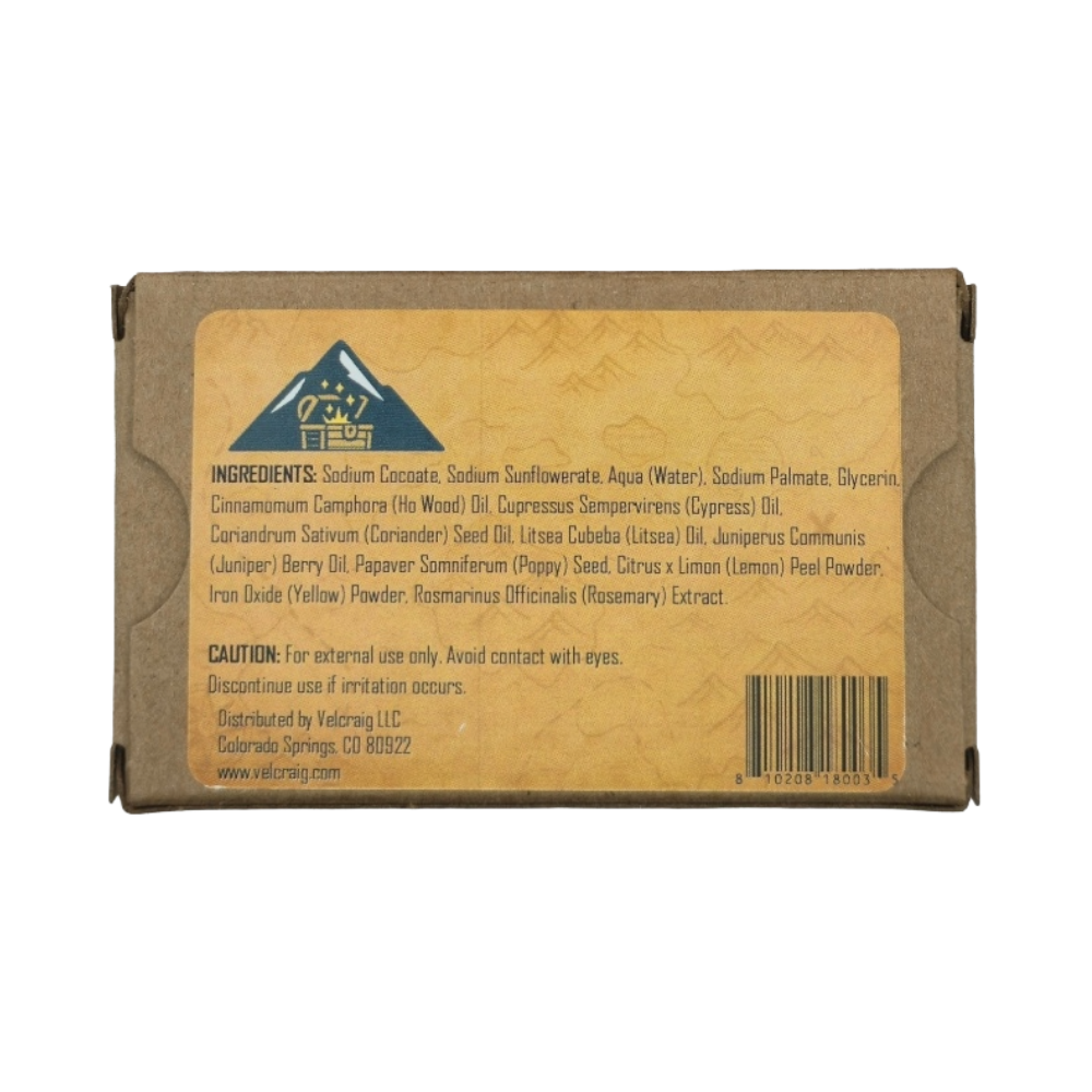 Lemon Poppy Seed Natural Bar Soap — 4 oz