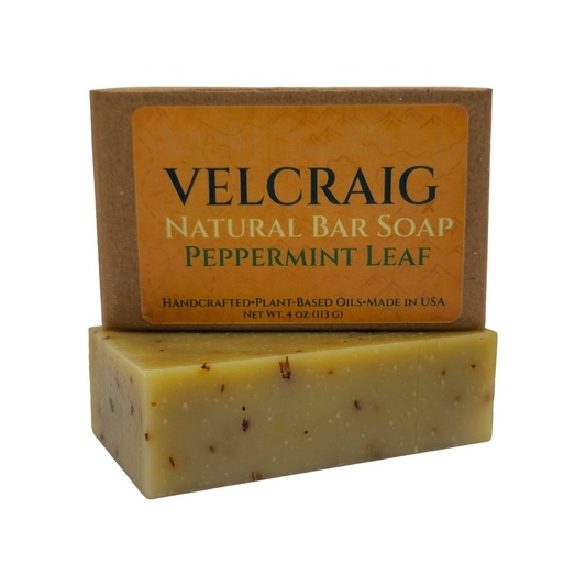 Peppermint Leaf Natural Bar Soap, 4 oz