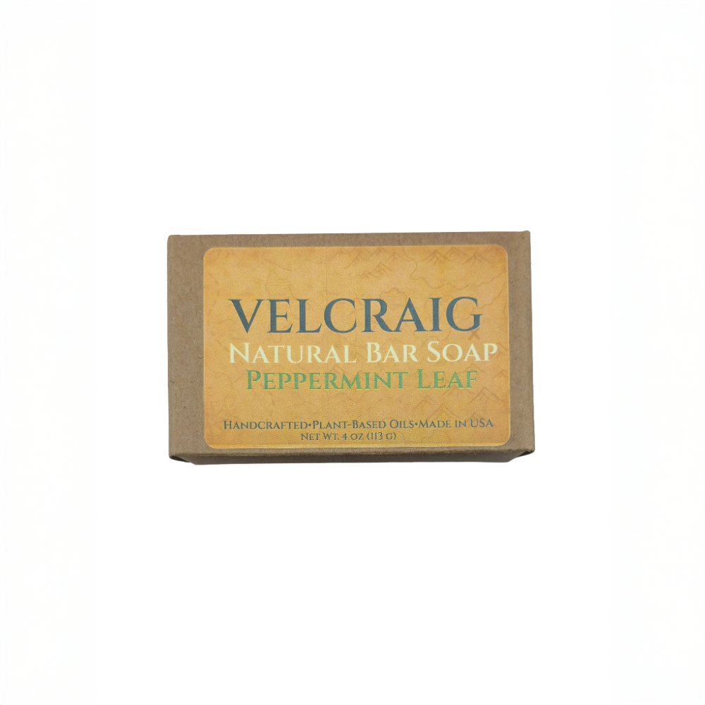 Peppermint Leaf Natural Bar Soap — 4 oz