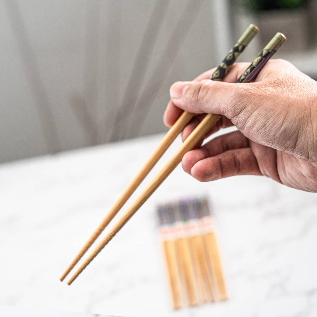 Pacific Trading - Frank Lloyd Wright Imperial Hotel Peacock 5PC Chopstick Set