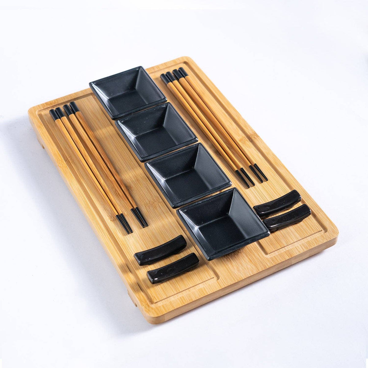 Urban Tokyo - 13 Piece Chopsticks Dish Rests and Tray Serving Set