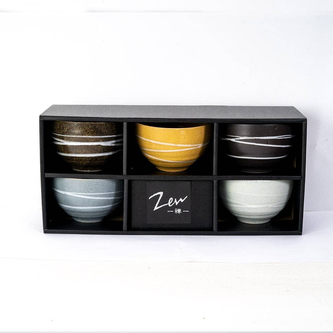 Urban Tokyo - 5 Piece Tea Cup Bowl Gift Set