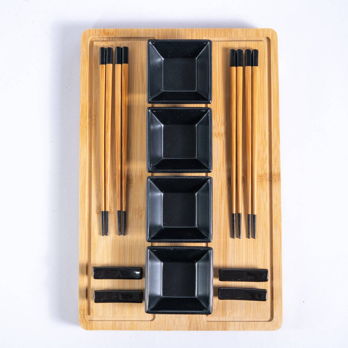 Urban Tokyo - 13 Piece Chopsticks Dish Rests and Tray Serving Set