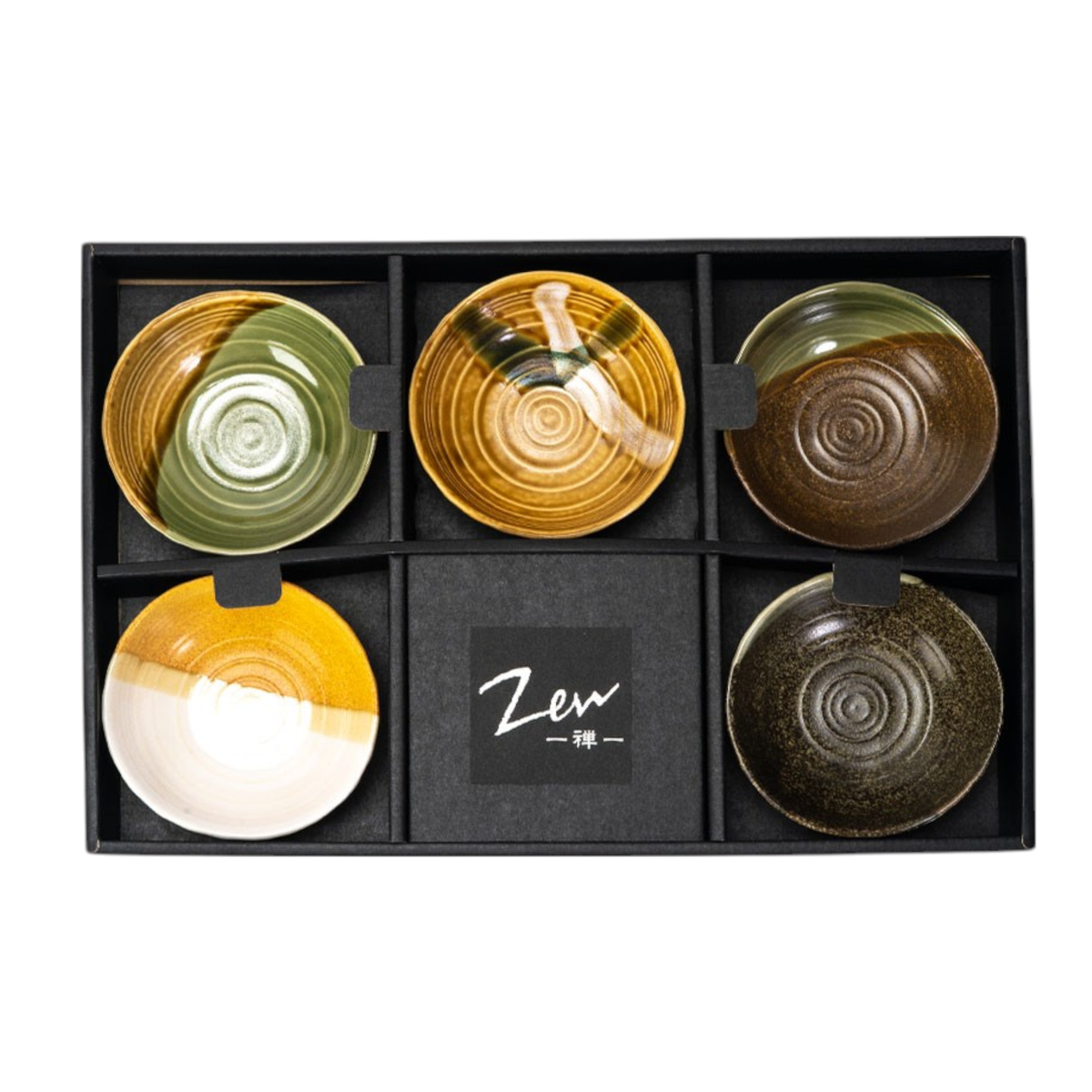 Urban Tokyo - 5 Piece 4"D Dish Plate Gift Set