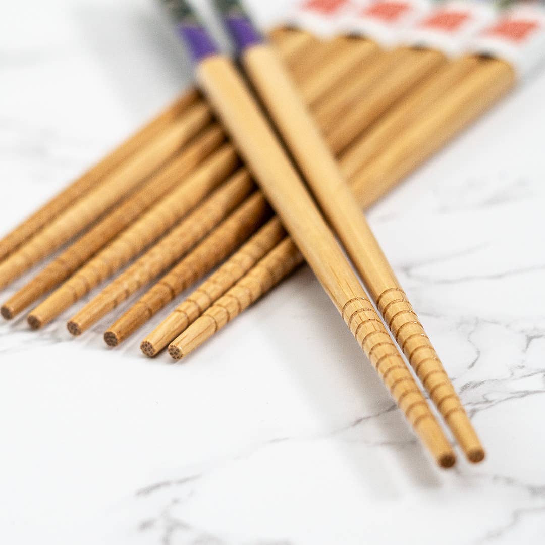 Pacific Trading - Frank Lloyd Wright Imperial Hotel Peacock 5PC Chopstick Set