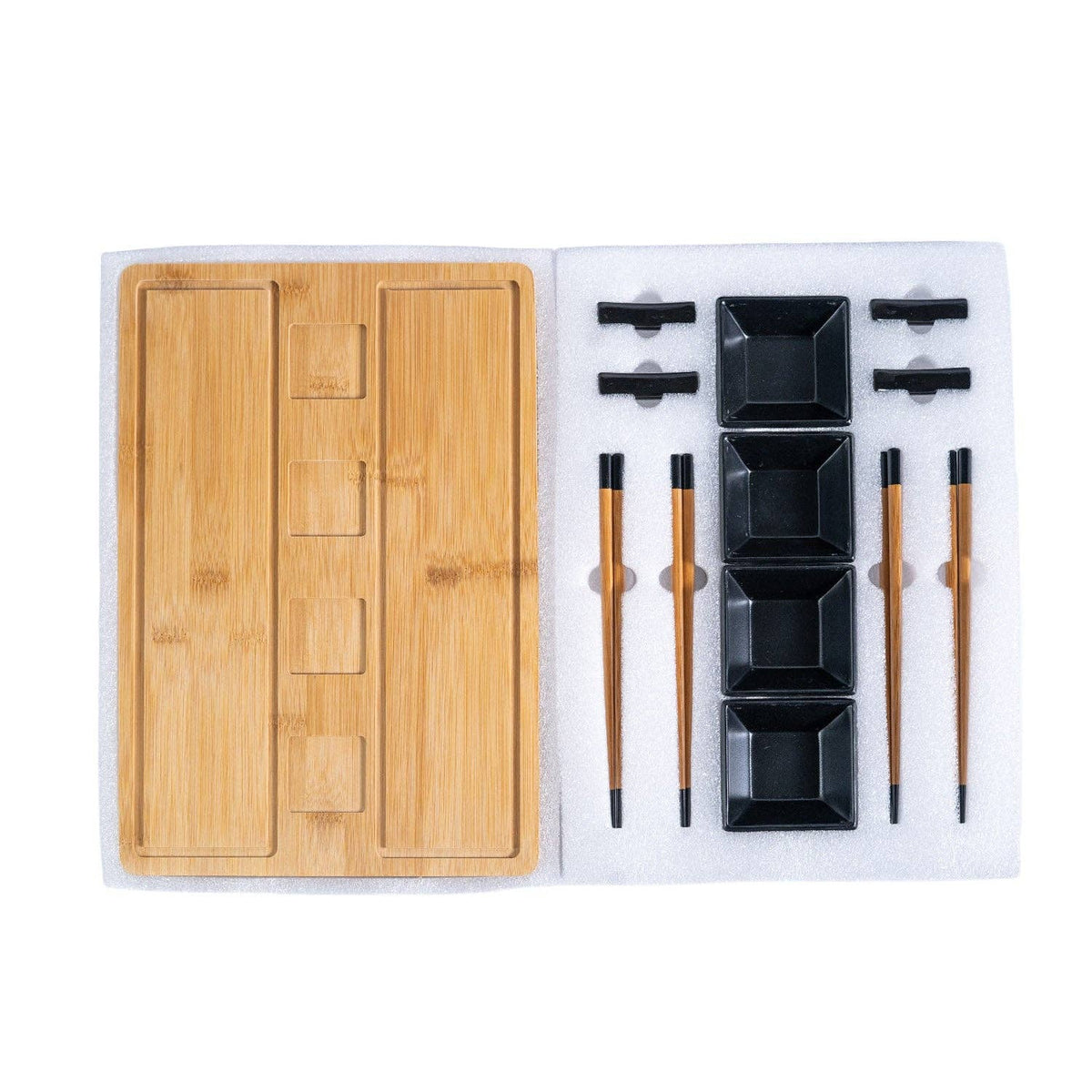 Urban Tokyo - 13 Piece Chopsticks Dish Rests and Tray Serving Set