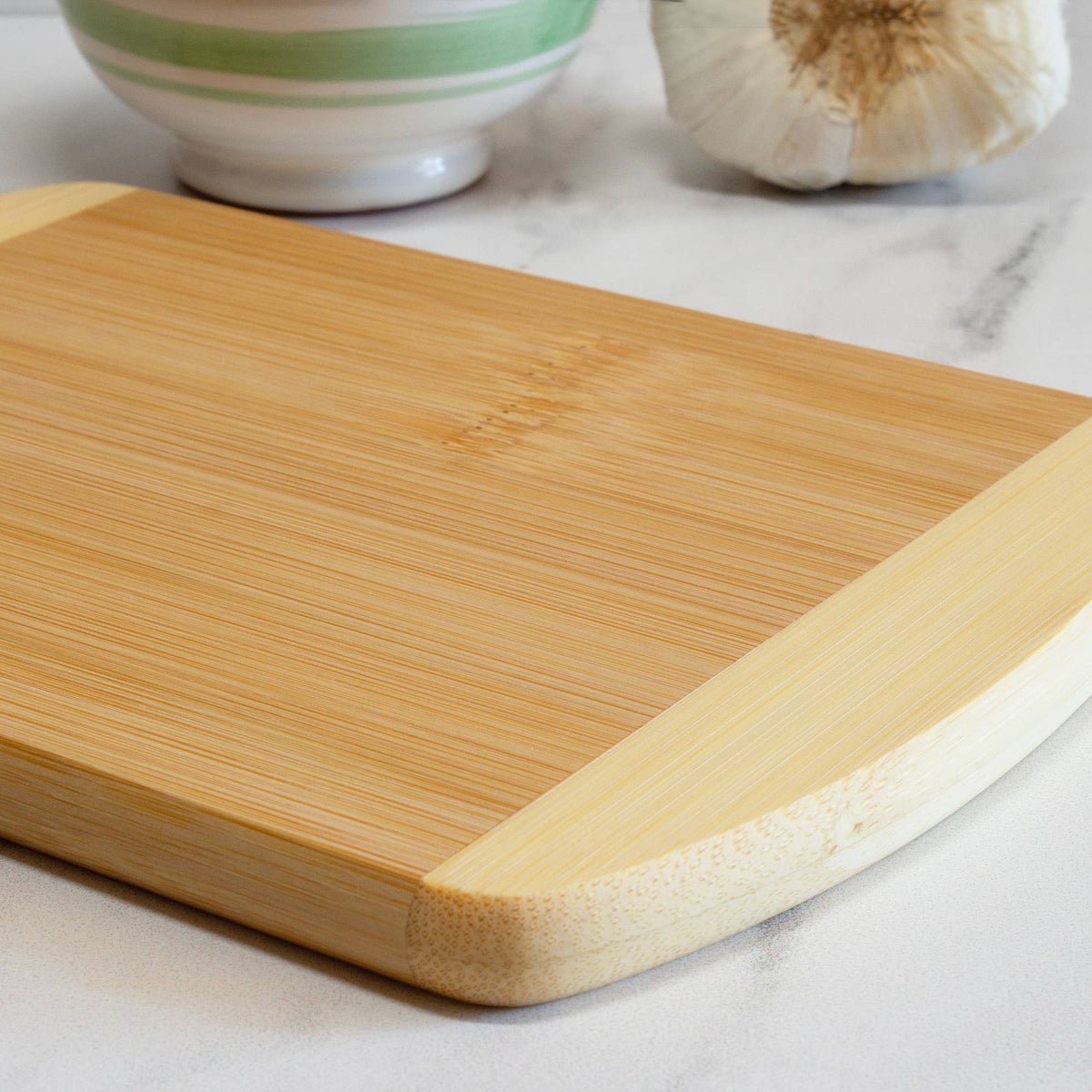 Totally Bamboo - Small Bamboo Cutting Board, 8" Bar Board for Prep & Serving