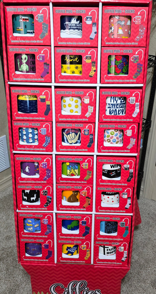Matching Coffee Mug and Sock Gift Set